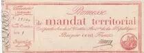 Frankreich 100 Francs - Mandate Territorial - 1796 - Serial 8 - P. A.84