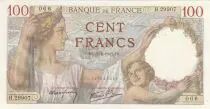 Frankreich 100 Francs - Sully - 02-04-1942 - Serial H.29907
