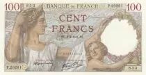 Frankreich 100 Francs - Sully - 03-04-1941 - Serial P.20261
