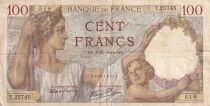 Frankreich 100 Francs - Sully - 06-11-1941 - Serial T.25745