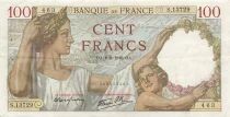 Frankreich 100 Francs - Sully - 08-08-1940 - Serial S.13729