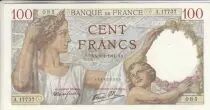 Frankreich 100 Francs - Sully - 09-01-1941 - Serial A.17737
