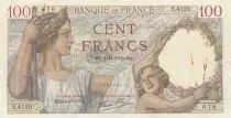 Frankreich 100 francs - Sully - 09-11-1939 - Serial S.4120