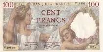 Frankreich 100 Francs - Sully - 13-03-1941 - Serial V.19858 - P.94