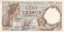 Frankreich 100 Francs - Sully - 14-03-1940 - Serial Q.8729 - P.94