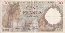 Frankreich 100 Francs - Sully - 21-12-1939 - Serial R.5597- P.94