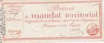 Frankreich 100 Francs - without serial - 1796 - XF