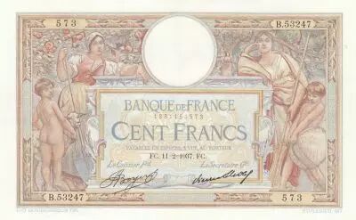 Frankreich 100 Francs - Women and childs - 11-02-1937 - Serial B.53247