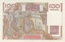 Frankreich 100 Francs - Young Farmer - 01-10-1953 - Serial K.561