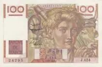 Frankreich 100 Francs - Young Farmer - 02-10-1952 - Serial Q.489