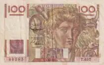 Frankreich 100 Francs - Young farmer - 03-04-1952 - Serial T.437 - P.128