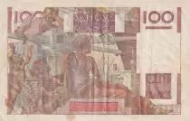 Frankreich 100 Francs - Young farmer - 03-04-1952 - Serial T.437 - P.128
