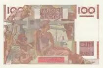 Frankreich 100 Francs - Young farmer - 05-09-1946 - Serial R.95