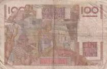 Frankreich 100 Francs - Young farmer - 07-01-1954 - Serial R.580