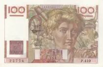 Frankreich 100 Francs - Young Farmer - 07-02-1952 - Serial P.419