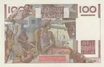 Frankreich 100 Francs - Young farmer - 07-11-1945 - Serial F.7