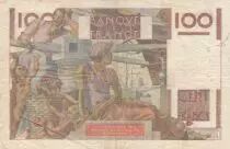 Frankreich 100 Francs - Young farmer - 07-11-1945 - Serial T.14