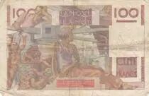 Frankreich 100 Francs - Young farmer - 09-01-1947 - Serial X.175