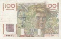 Frankreich 100 Francs - Young Peasant - 18-04-1946 - Series C.39