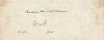 Frankreich 100 Francs 1796 without serial - V�rificateur (Specimen)