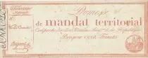 Frankreich 100 Francs 1796 without serial - V&eacute;rificateur (Specimen)