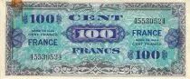 Frankreich 100 Francs Allied Military Currency - 1945 Without Serial - VF