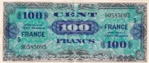 Frankreich 100 francs American printing - 1944 - Serial 5