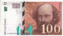 Frankreich 100 Francs Cezanne - 1997 A000002639 small number