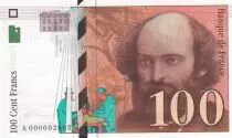 Frankreich 100 Francs Cezanne - 1997 A000002665 small number