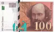 Frankreich 100 Francs Cezanne - 1997 A000002675 small number