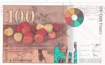 Frankreich 100 Francs Cezanne - Specimen n&deg; 2343 - 1997
