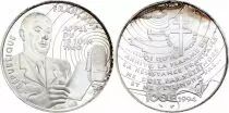 Frankreich 100 Francs Charles de Gaulle - Call of june 18-1940 - 1994 - Silver - without boxe and without certificate