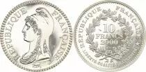 Frankreich 100 Francs Clovis - 1996 Silver