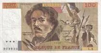 Frankreich 100 Francs Delacroix - 1978 - Serial L.2 - Fay.68.01