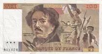 Frankreich 100 Francs Delacroix - 1978 - Serial M.3 - Fay.69.1b