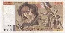 Frankreich 100 Francs Delacroix - 1978 - Serial V.2 - Fay.68.01