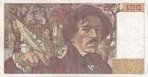 Frankreich 100 Francs Delacroix - 1978 - Serial V.9 - Fay.69.1h