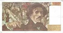Frankreich 100 Francs Delacroix - 1978 Serial J.3 - P.153 - F+