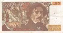 Frankreich 100 Francs Delacroix - 1978 Serial R.4 - Hatched - F