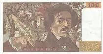 Frankreich 100 Francs Delacroix - 1978 Serial S.9 - Small watermark - VF