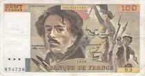 Frankreich 100 Francs Delacroix - 1978 Serial U.3 - F+