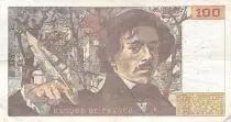 Frankreich 100 Francs Delacroix - 1978 Serial U.3 - F+
