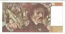 Frankreich 100 Francs Delacroix - 1978 Serial V.1 - P.153 -  VF