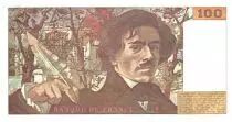 Frankreich 100 Francs Delacroix - 1980 Serial E.35 - VF+