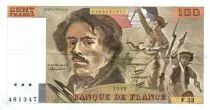 Frankreich 100 Francs Delacroix - 1980 VF