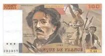 Frankreich 100 Francs Delacroix - 1981 Serial T.44 - XF