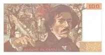Frankreich 100 Francs Delacroix - 1986 Serial K.104 - AU