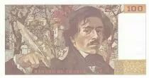 Frankreich 100 Francs Delacroix - 1988 Serial T.129 - UNC