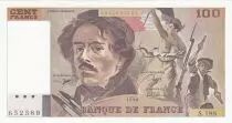 Frankreich 100 Francs Delacroix - 1990 - Serial S.188 - aUNC