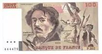 Frankreich 100 Francs Delacroix - 1991 Serial P.202